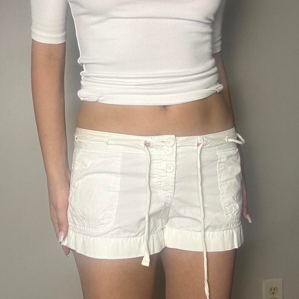 vintage aerie chic white sailor button dress cargos